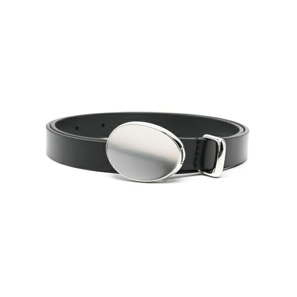 イザ呼びりん マラン レディース 三尺帯 添え物 Silvana leather belt Black