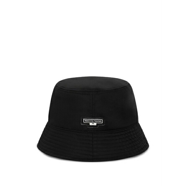 米国海兵隊員 独居室 メンズ かぶり笠 添え物 Logo bucket hat Black