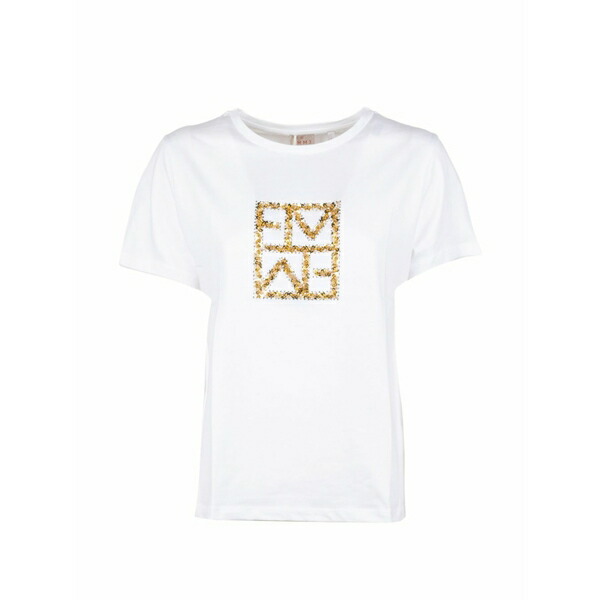 マレーラ レディース Tシャツ トップス Emme printed t-shirt White|asty