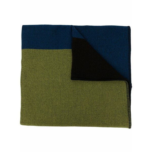 コルヴィル レディース えり巻き・袈裟・えり巻き 付属物 Large colour-block scarf Green