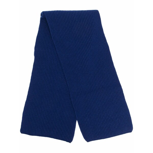 マロ メンズ えり巻き・袈裟・えり巻き 付属物 Ribbed cashmere scarf Blue