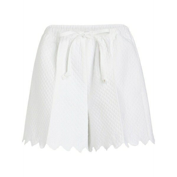 ジャンパトゥ レディース カジュアルパンツ ボトムス Quilted shorts White|asty