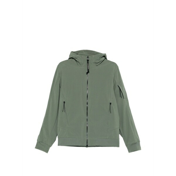 シーピーカンパニー メンズ 上衣＆上衣 アウター Hooded lens jacket Green