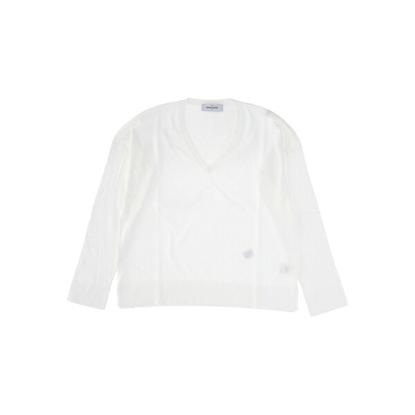 グランサッソ レディース プルオーバー トップス Cotton t-shirt White