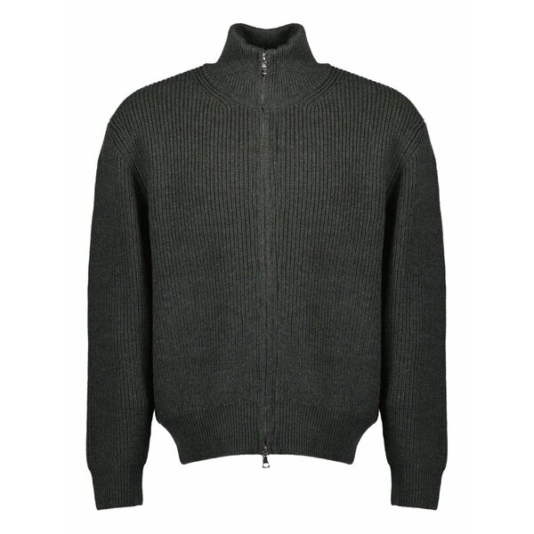 オフィシンジェネレール メンズ ジレー アウター Finley cardigan  Grey