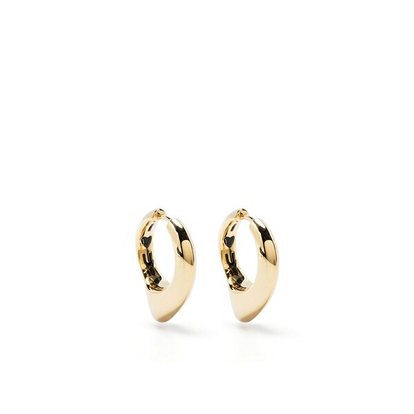 マリア ブラック レディース ピアス&イヤリング アクセサリー Fei pointed earrings Gold|asty