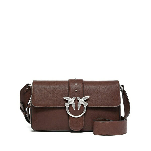 ピンコ レディース ショルダーバッグ 御徒面子 Mini love one cross body bag Brown