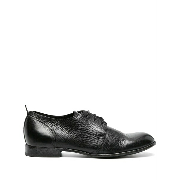 モマ メンズ 御召しものシューズ シューズ Leather derby shoes Black