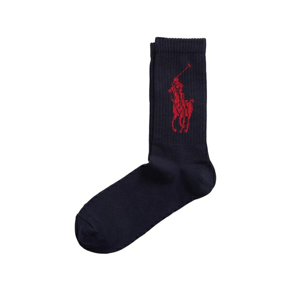 ラルフローレン レディース ソックス アンダーお召しもの Logo socks Blue