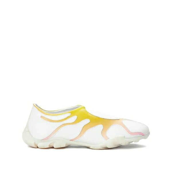 ロンボー レディース スニーカー シューズ Wave-patterned slip-on sneakers White|asty