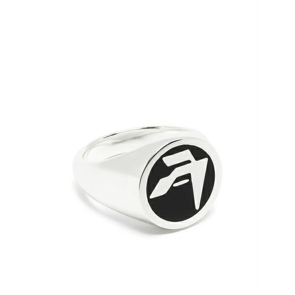 アンブッシュ メンズ 輪っか 佩び物 Epoxy amblem ring Silver
