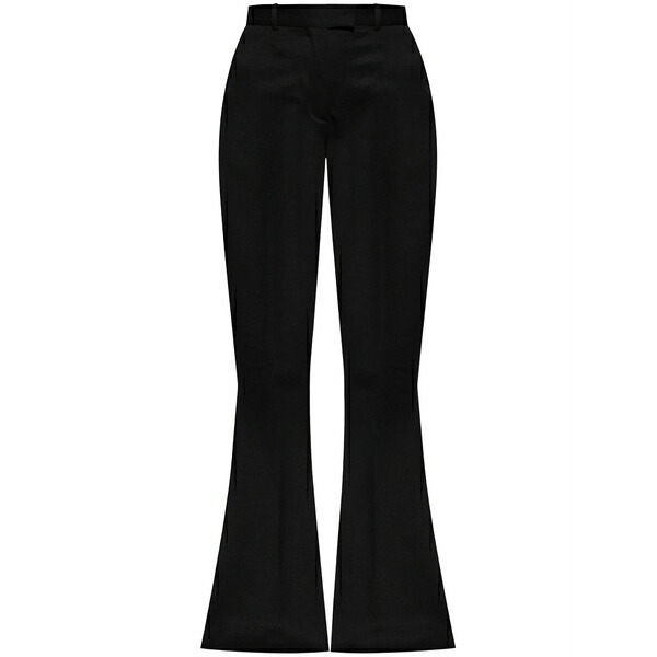 ジ アティコ レディース カジュアルパンツ ボトムス Virgin-wool flared trousers Black｜asty