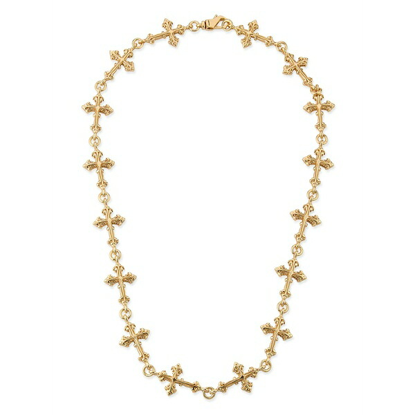 エマニュエレ ビコッキ メンズ ネックレス・チョーカー アクセサリー Avelli multi-cross necklace Gold|asty