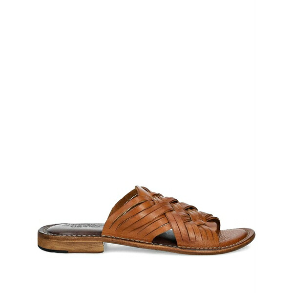 アストルフレックス メンズ サンダル シューズ Erelflex woven leather sandals Brown