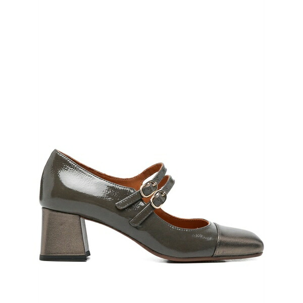 チエミハラ レディース パンプス シューズ Buckle-strap heeled pumps Grey