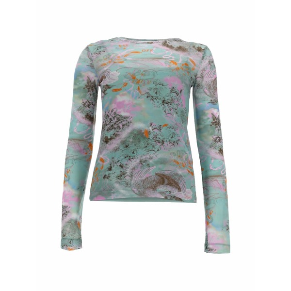 象牙色 レディース プルオーバー トップス Patterned top Blue