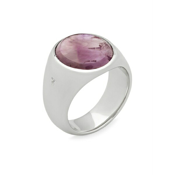 トム木材 メンズ 輪っか 添え物 Oval sakura ring Silver