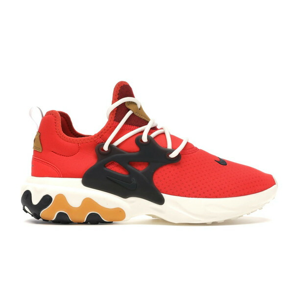 Nike ナイキ メンズ スニーカー 【Nike React Presto Strawberry Shake】 サイズ US_8.5(26.5cm) Habanero Red/Black-Wheat-Sail｜asty