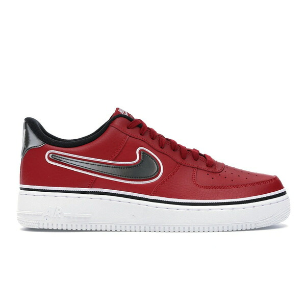 Nike ナイキ メンズ スニーカー  【Nike Air Force 1 Low Sport NBA Varsity Red】  大いさ US_9(27.0珊) Varsity Red/Black-White 靴-メンズ靴-スニーカー