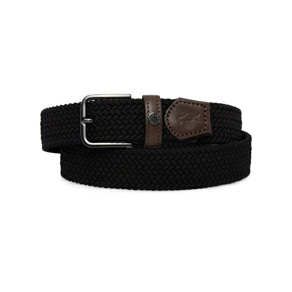 ポールアンドシャーク メンズ 三尺帯 添え物 Interwoven belt Black
