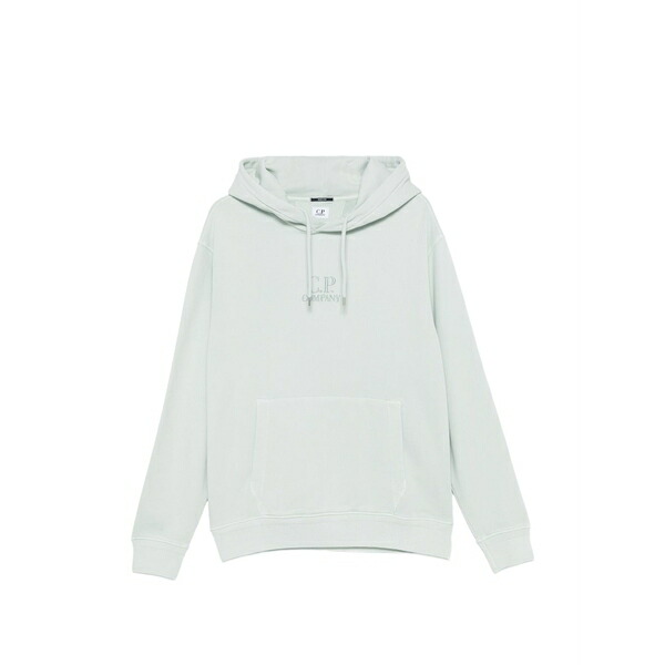シーピーカンパニー メンズ パーカー・スウェットシャツ アウター Logo hoodie Blue