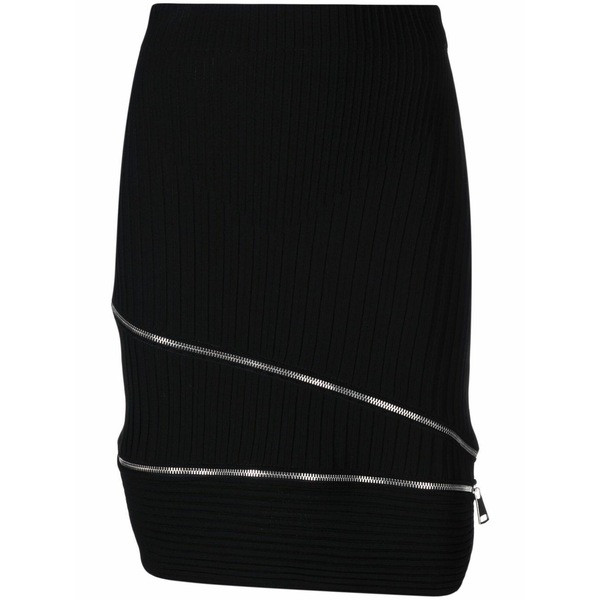アンドレダモ レディース スコート ボトムス Zip-detail knitted skirt Black