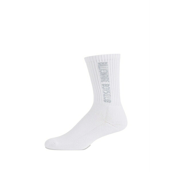 ビリオネアボーイズクラブ メンズ ソックス アンダー御召しもの White logo-print socks White