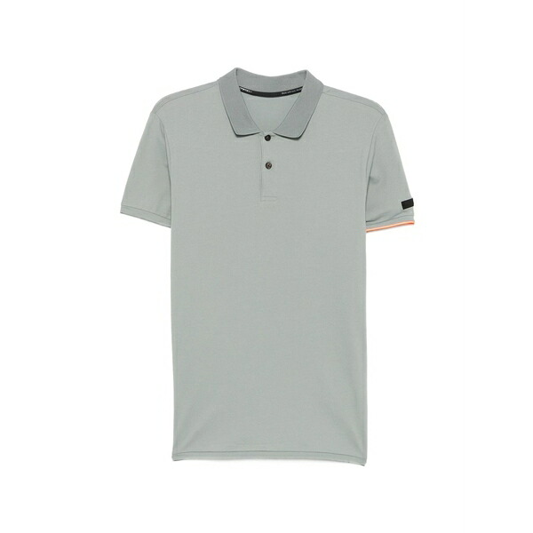 アールアールディ メンズ スポーツシャツ トップス Logo-patch polo shirt Green