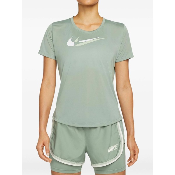 ナイキ レディース ティーシャツ トップス Dri-fit swoosh run t-shirt Green