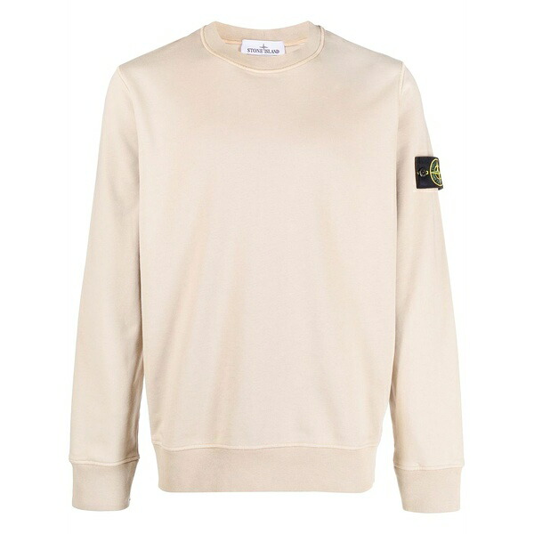 ストーンアイランド メンズ パーカー・スウェットシャツ アウター Compass-patch crew-neck sweatshirt Neutrals