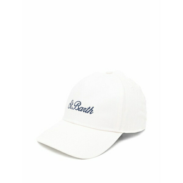エムシーツーセイントバース メンズ 鳥打ち帽 付属物 Logo-embroidered baseball cap Neutrals