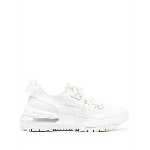 カルバンクライン レディース スニーカー シューズ Lace-up low-top sneakers White