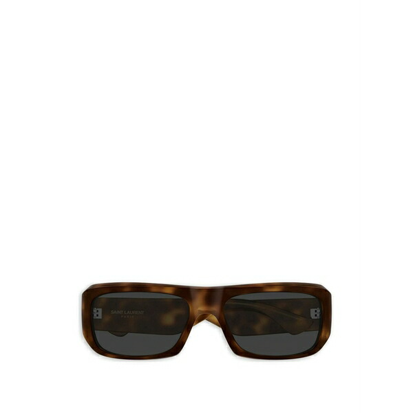 サンローラン アイウェア メンズ サングラス・アイウェア 佩び物 Sl 869 tortoiseshell-effect rectangle-frame sunglasses Brown