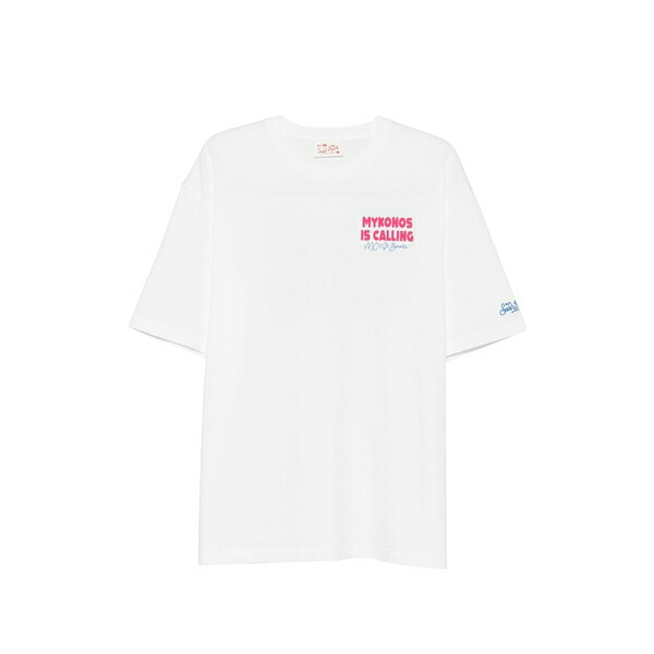 エムシーツーセイントバース メンズ プルオーバー トップス Delmar cotton t-shirt White