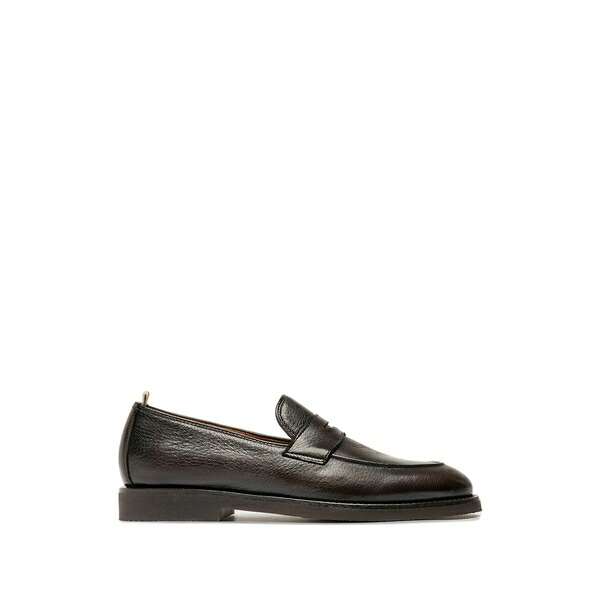 オフィチーネ クリエイティブ メンズ スリッポン・ローファー シューズ Opera 001 leather loafers Brown｜asty 114,400円