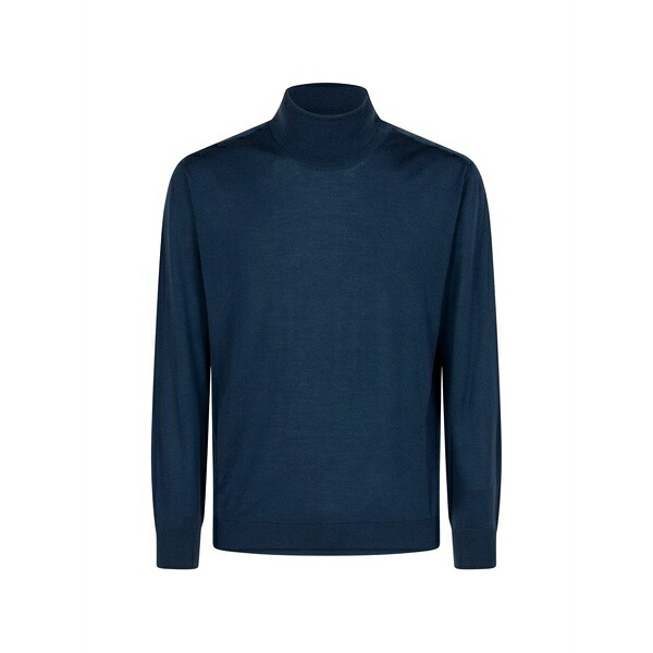 カナーリ メンズ 編み物\u0026スウェーター アウター Roll-neck long-sleeve sweater Blue
