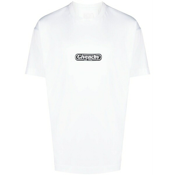 ジバンシー メンズ ティーシャツ トップス Logo-print cotton t-shirt White