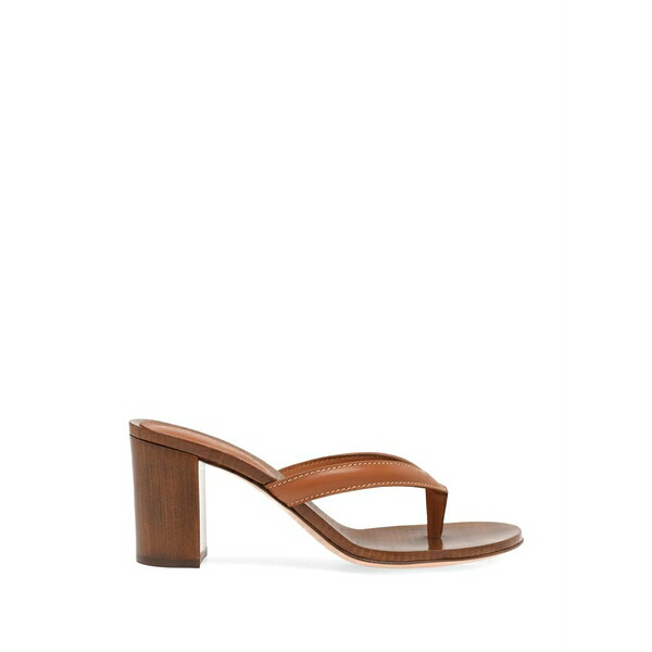 ジャンヴィト ロッシ レディース サンダル シューズ Thong-strap sandals Brown