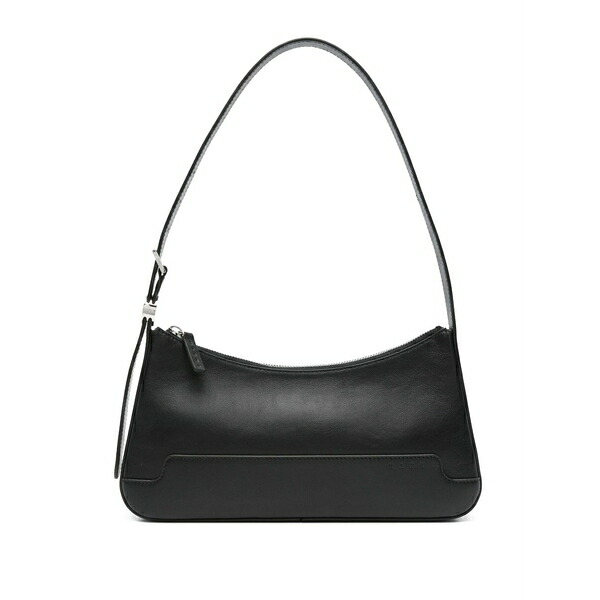 マルニ レディース ショルダーバッグ 御徒面子 Zip-fastening leather shoulder bag Black
