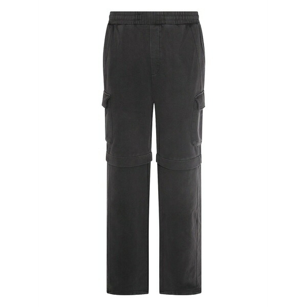 デイリー・ペーパー メンズ カジュアルパンツ ボトムス Cotton cargo trousers Black|asty