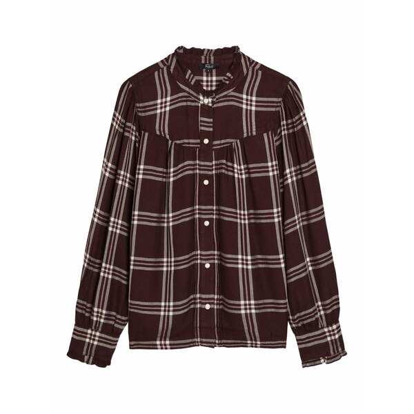 レイルズ レディース プルオーバー トップス Alanna checked shirt Brown