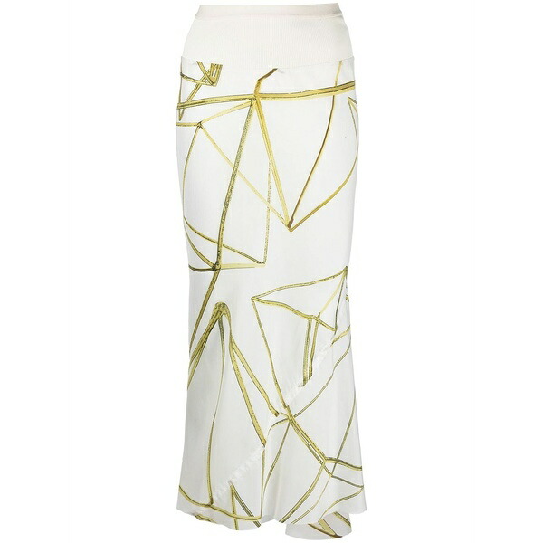 リックオウエンス レディース スコート ボトムス Bias MIDI skirt Neutrals