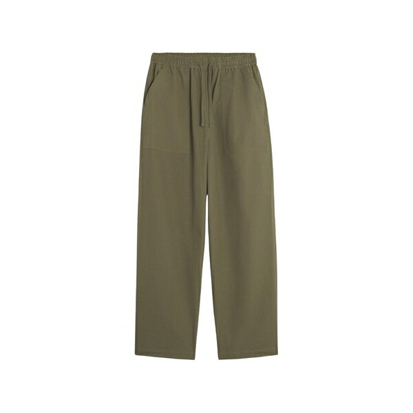 住みか 稲荷 メンズ 心地好いズボン下 ボトムス Drawstring-waistband trousers Green
