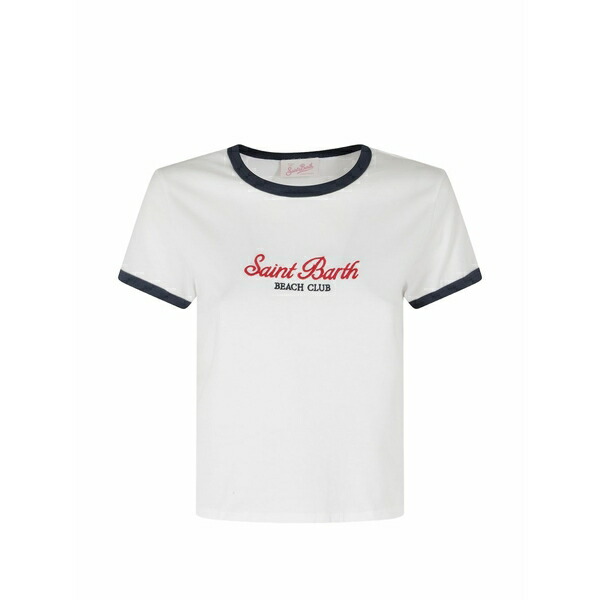エムシーツーセイントバース レディース プルオーバー トップス Emilie ringer t-shirt White