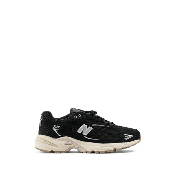 ニュー平衡にする メンズ スニーカー シューズ 725 logo-detail sneakers Black