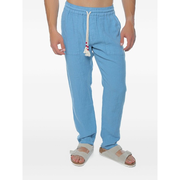 エムシーツーセイントバース メンズ 心地好いズボン下 ボトムス Calais drawstring trousers Blue