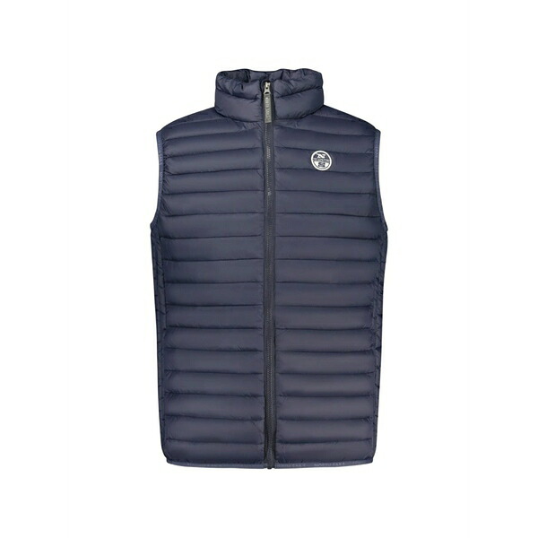 北の方大売り出し メンズ 上衣＆上衣 アウター Quilted gilet Blue