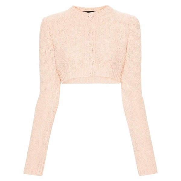 ファビアナ フィリッピ レディース ジレー アウター Boucl￡ cropped cardigan Orange