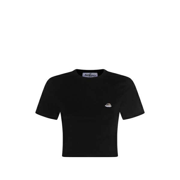 フィオルッチ レディース プルオーバー トップス Angels-patch t-shirt Black
