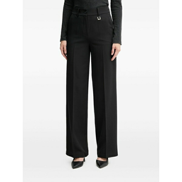 ジョープ レディース 心地好いズボン下 ボトムス Metal-detail trousers Black